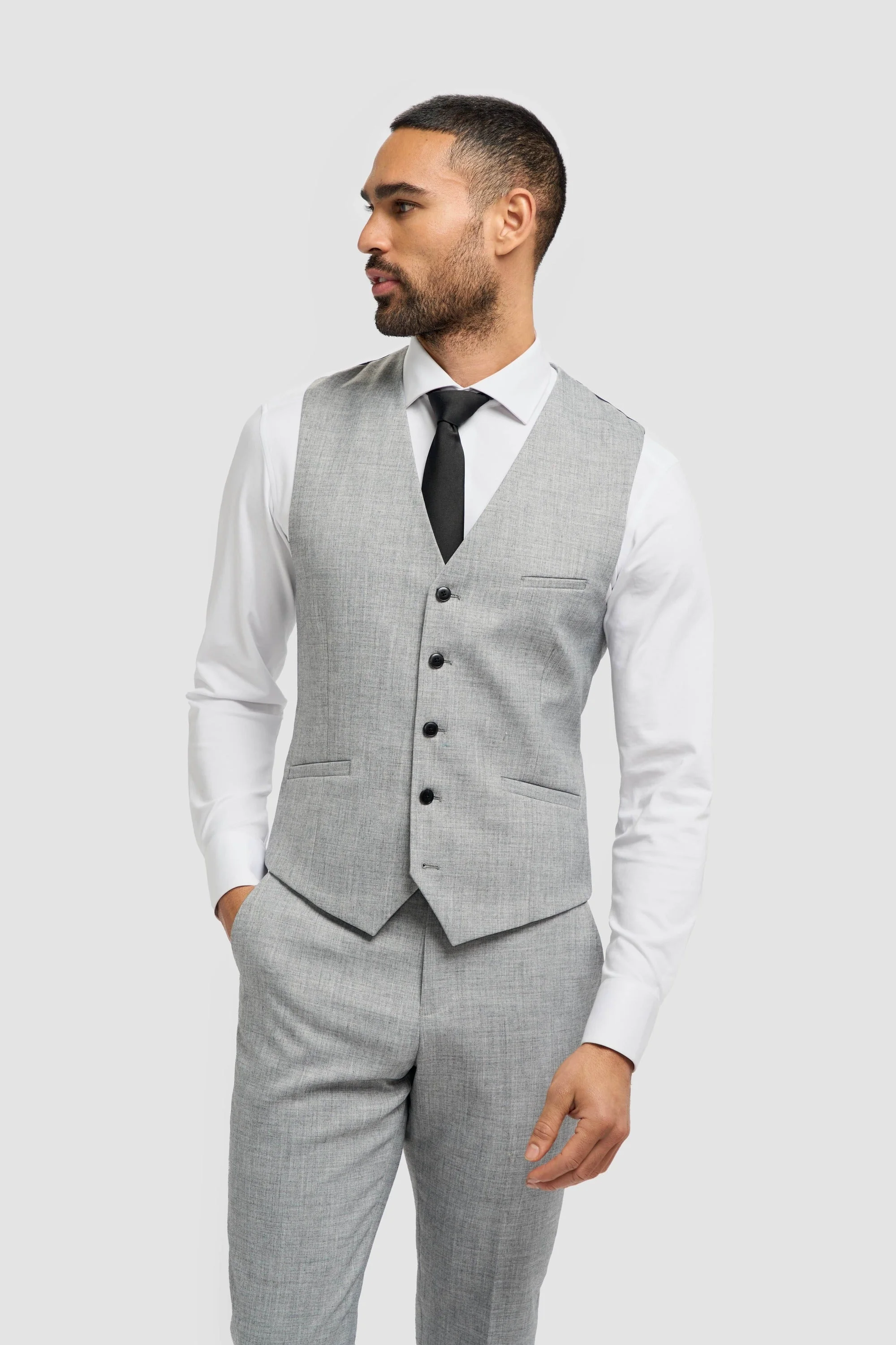 Malibu Grey Waistcoat thumbnail 2