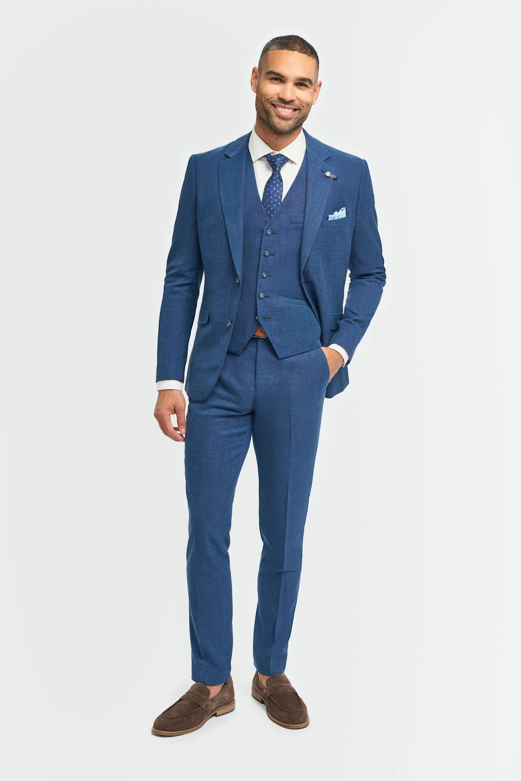 Miami Blue Three Piece Suit thumbnail 2