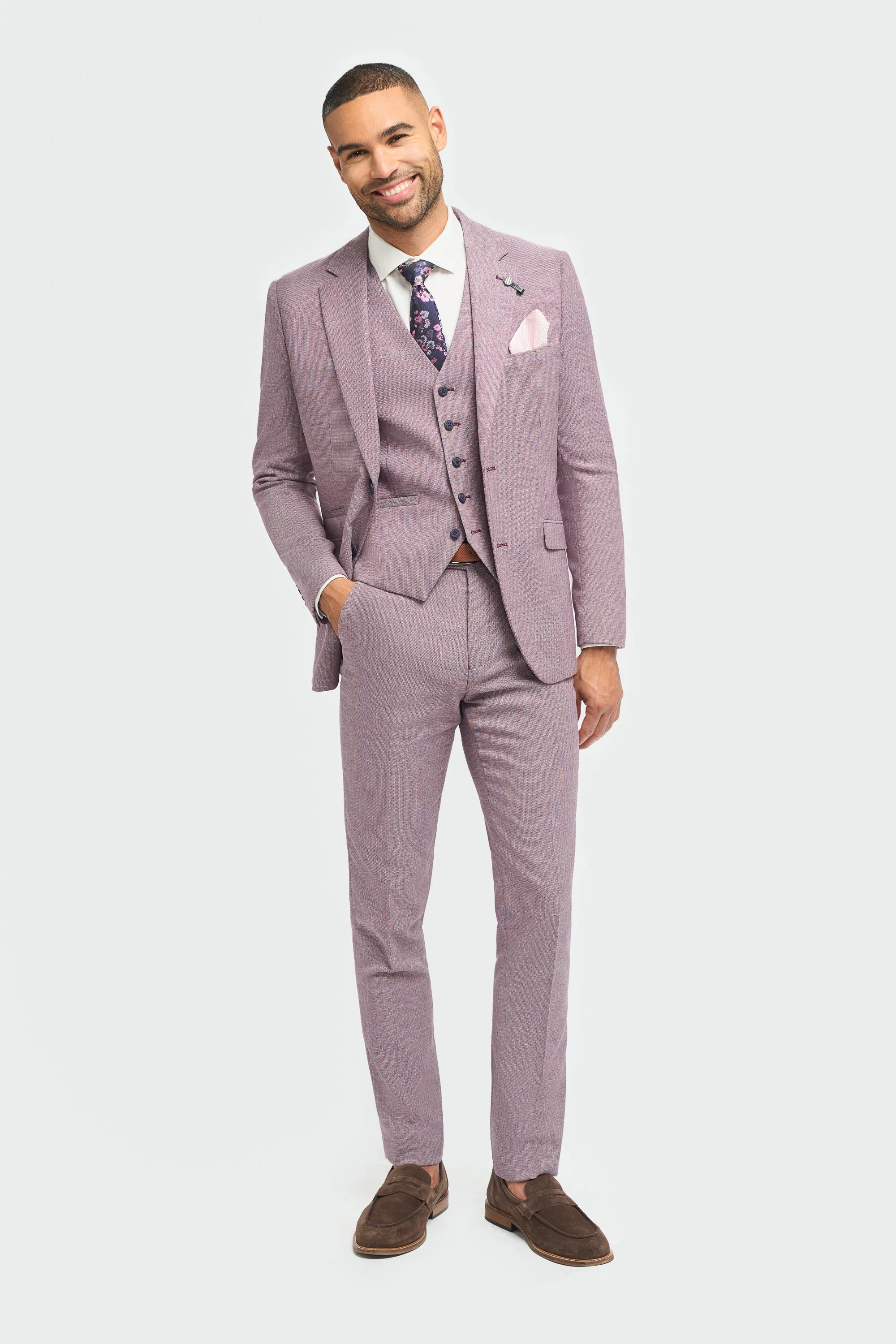 Miami Lilac Three Piece Suit thumbnail 2