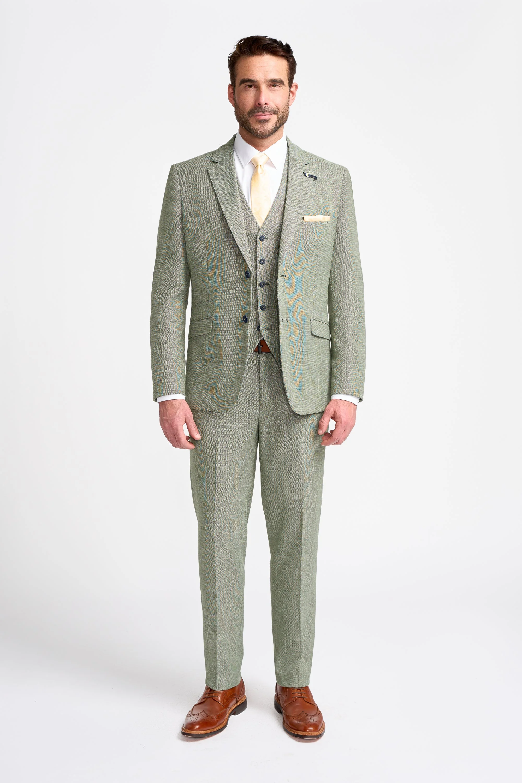Miami Sage Three Piece Suit thumbnail 2