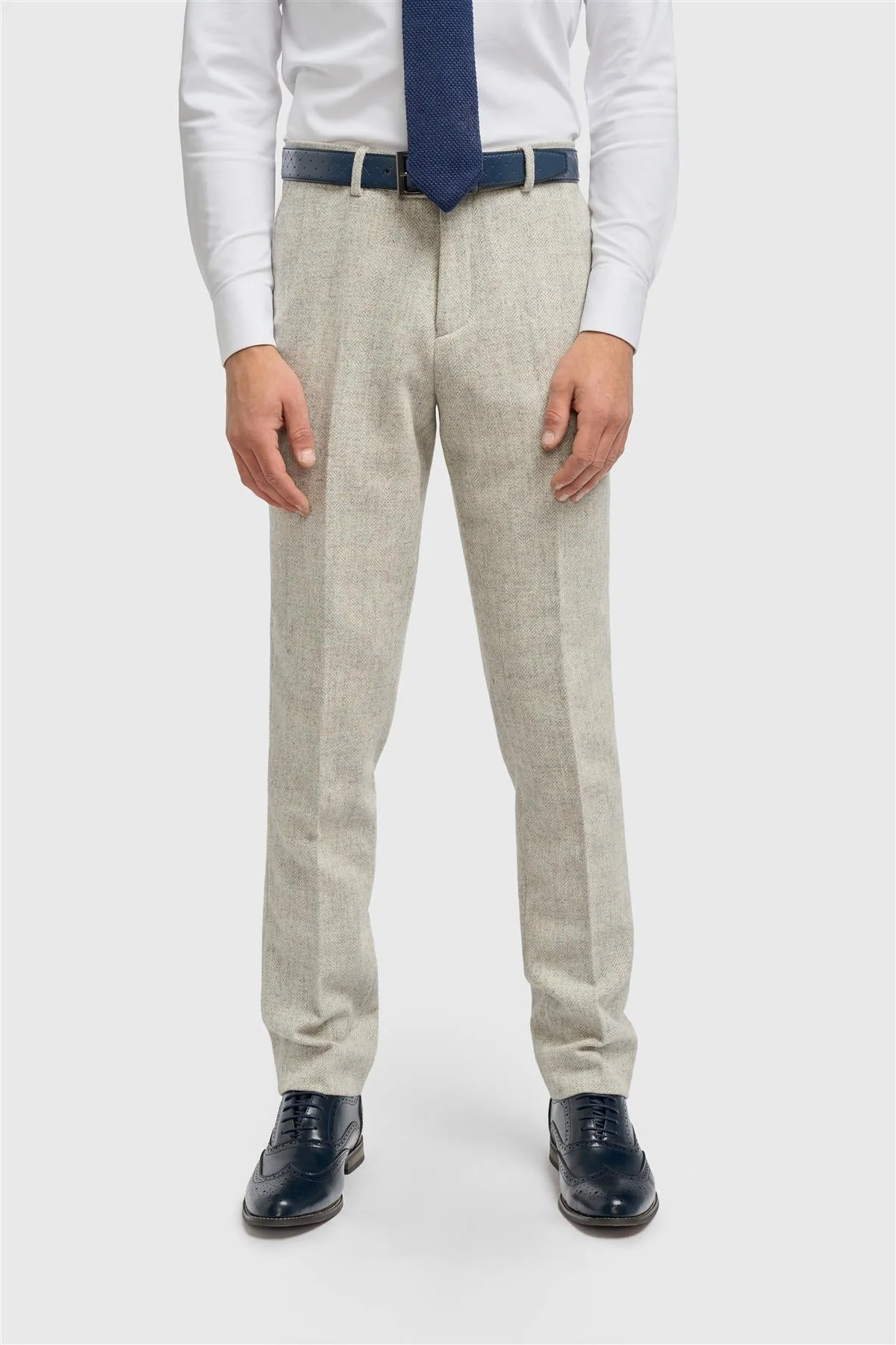 Thomas Pearl Grey Trouser thumbnail 2