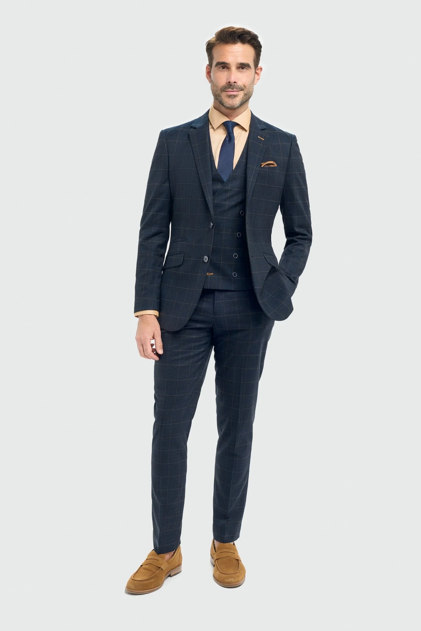 Torino Suit with Double Breasted Waistcoat thumbnail 2