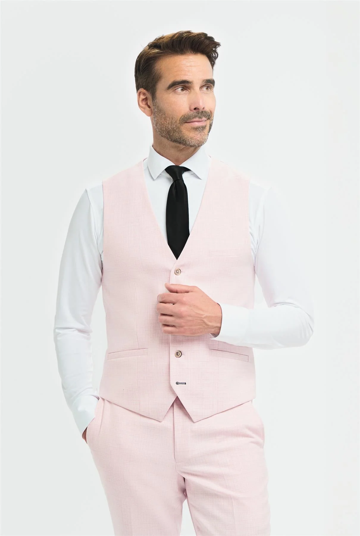 Tropez Mauve Waistcoat thumbnail 2