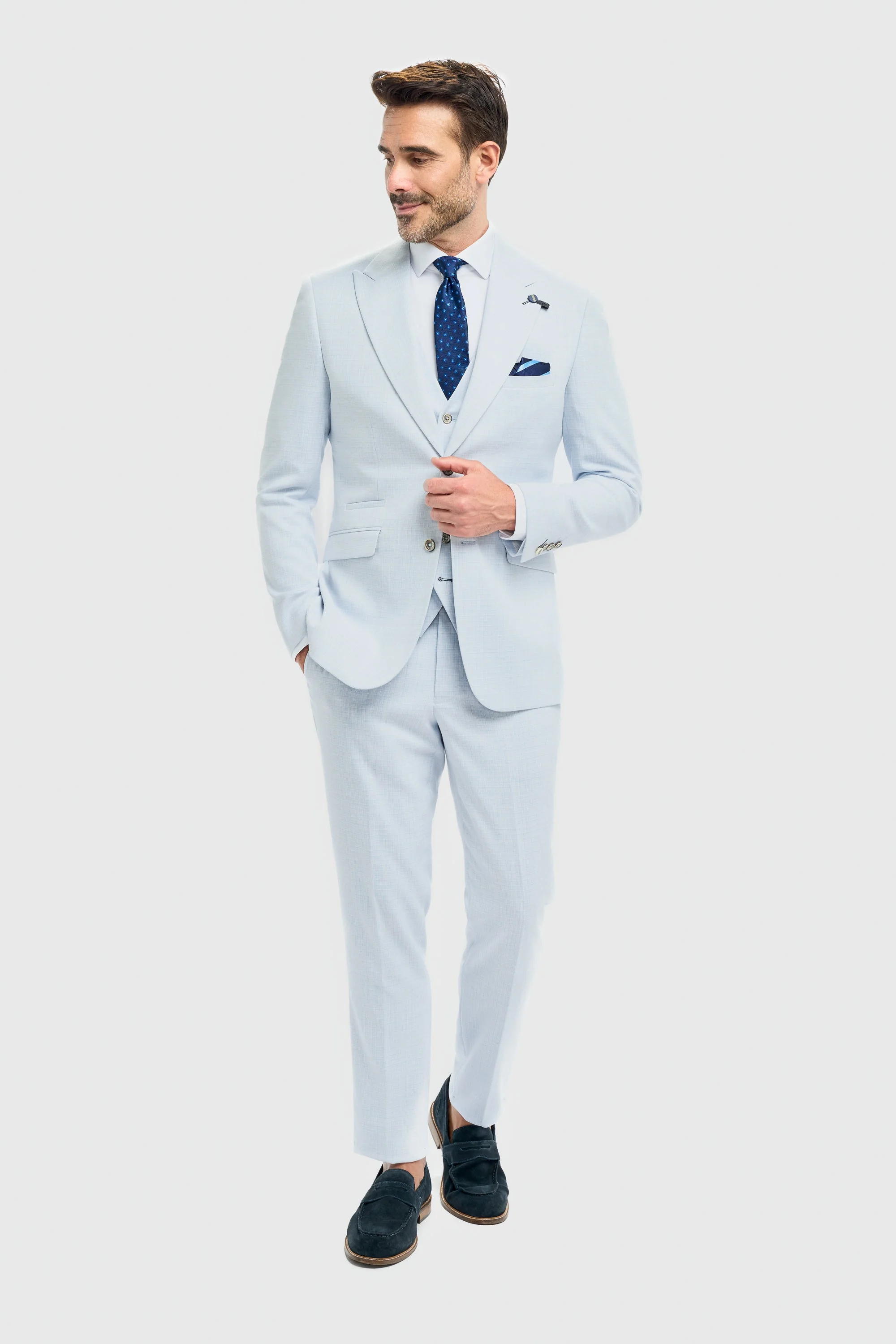 Tropez Sky Three Piece Suit thumbnail 2