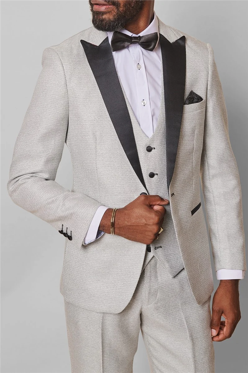 Marc Darcy Slim Fit Spencer Stone Tuxedo Suit Jacket thumbnail 2
