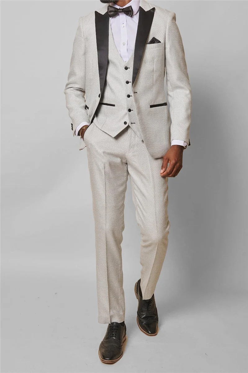 Marc Darcy Slim Fit Spencer Stone Tuxedo Suit Jacket thumbnail 3