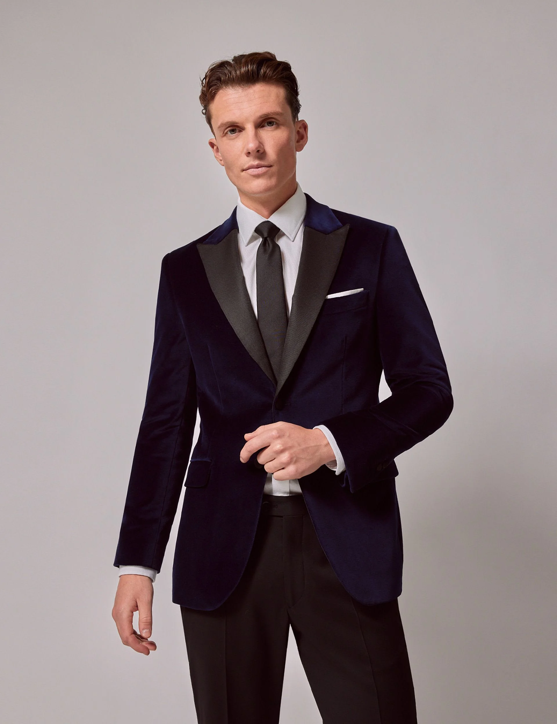 Cotton Rich Velvet Suit Jacket thumbnail 2