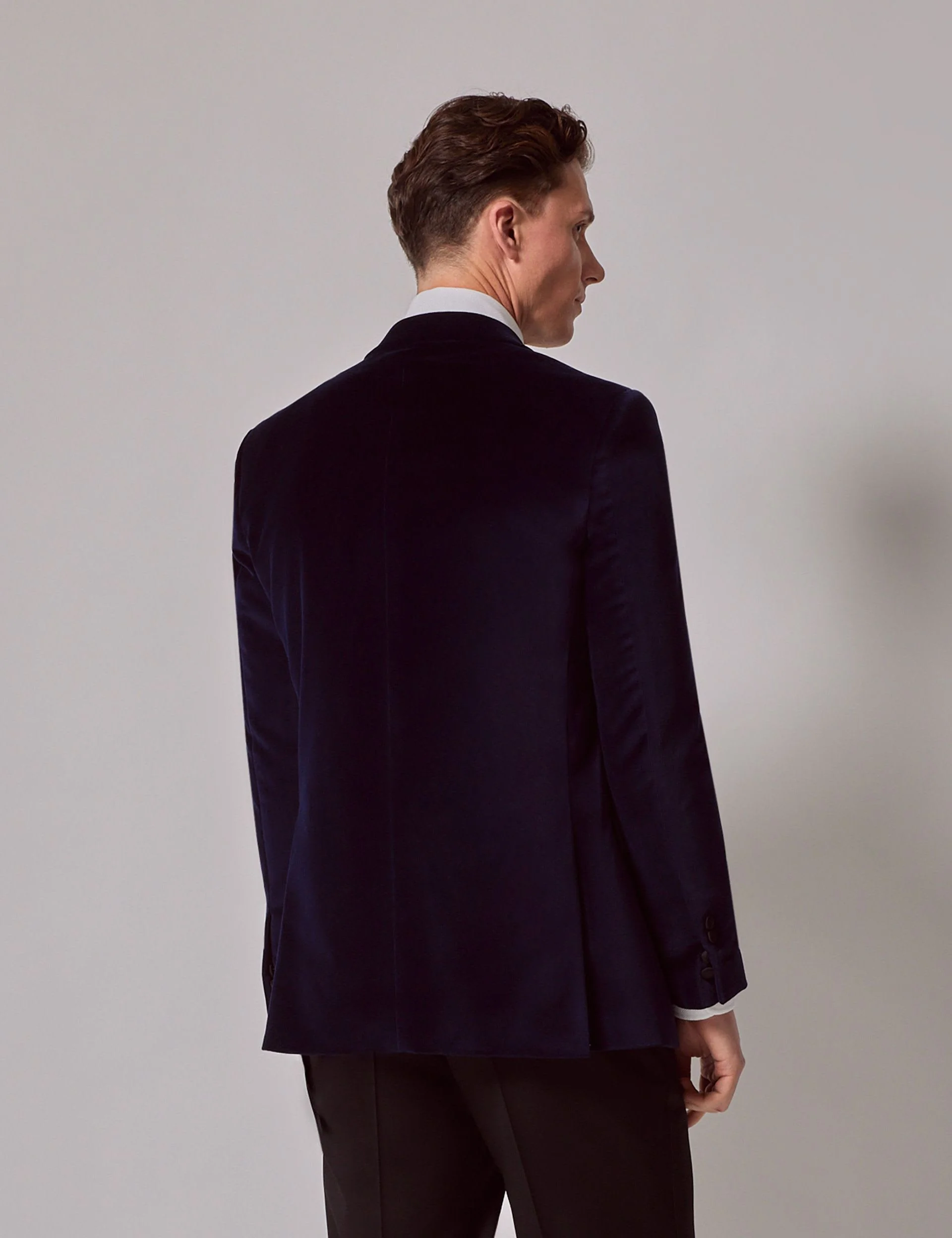 Cotton Rich Velvet Suit Jacket thumbnail 3