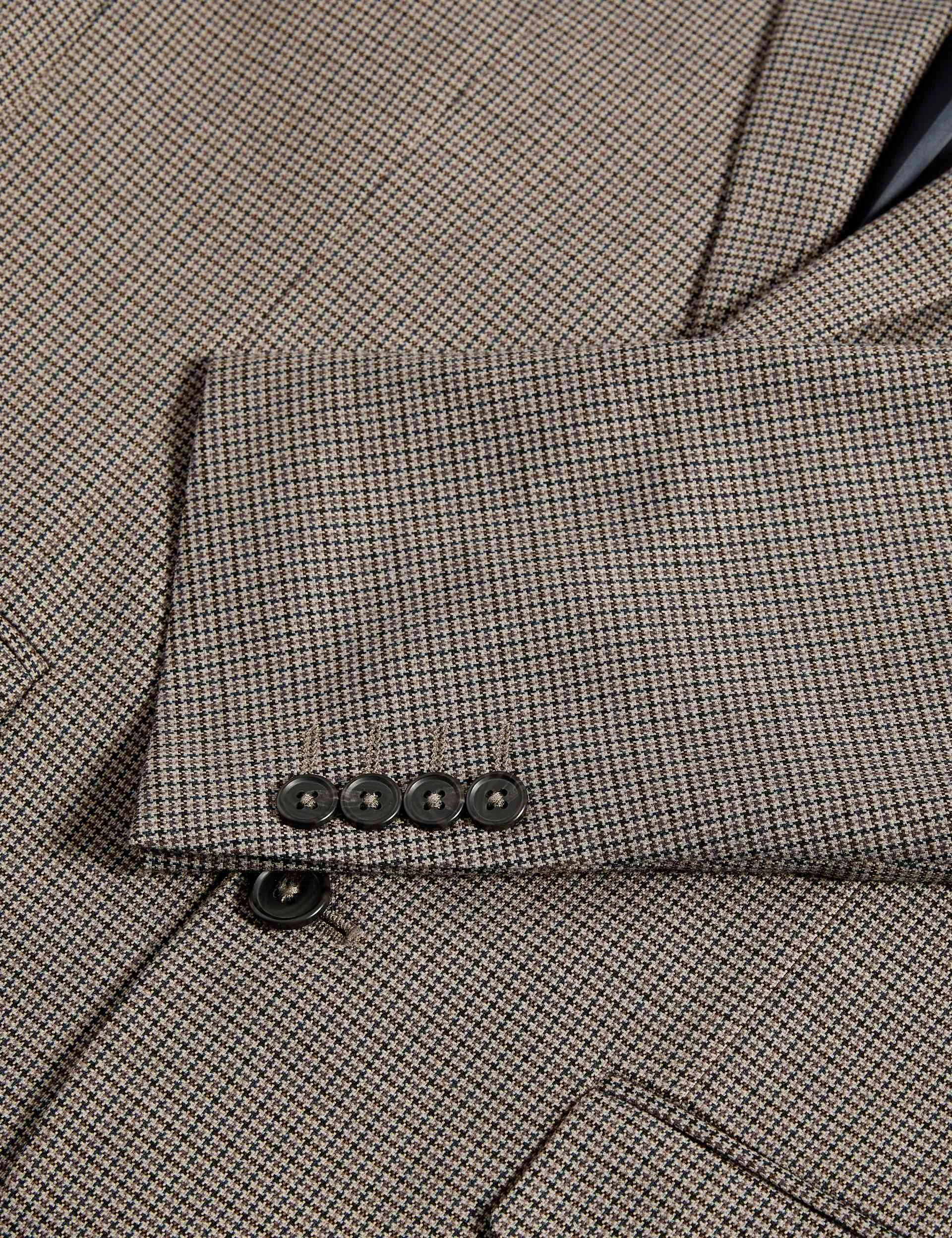 Regular Fit Puppytooth Suit Jacket thumbnail 3