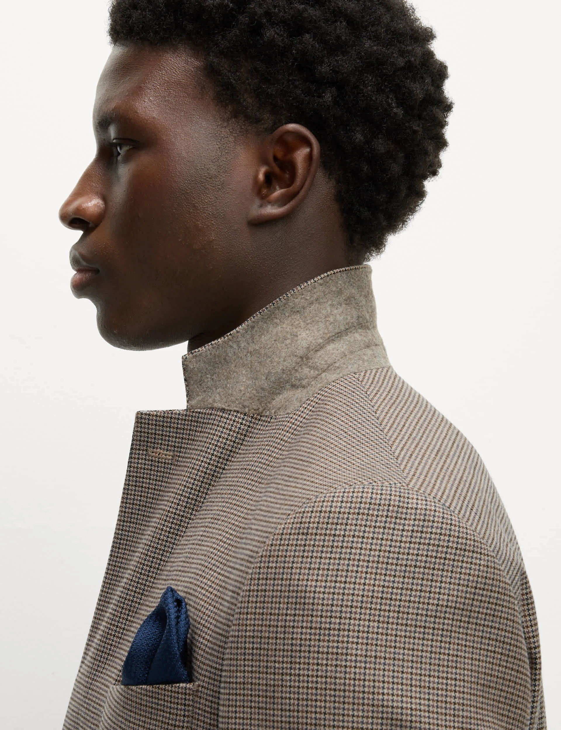 Regular Fit Puppytooth Suit Jacket thumbnail 4