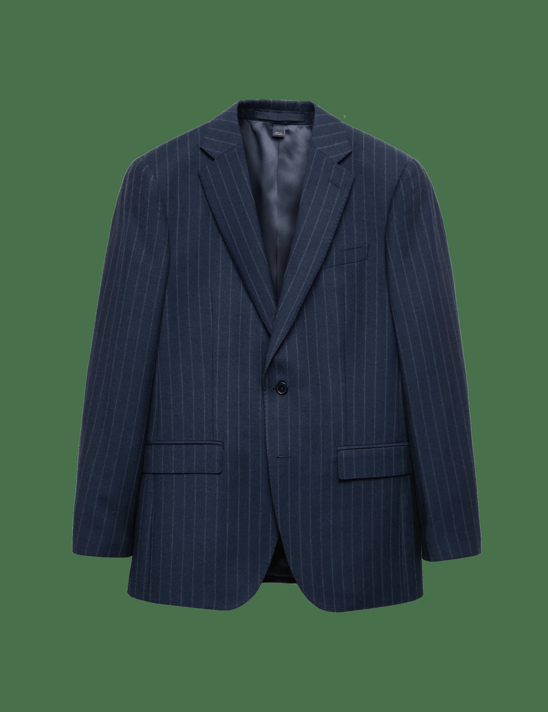 Regular Fit Pure Wool Pinstripe Suit Jacket thumbnail 5