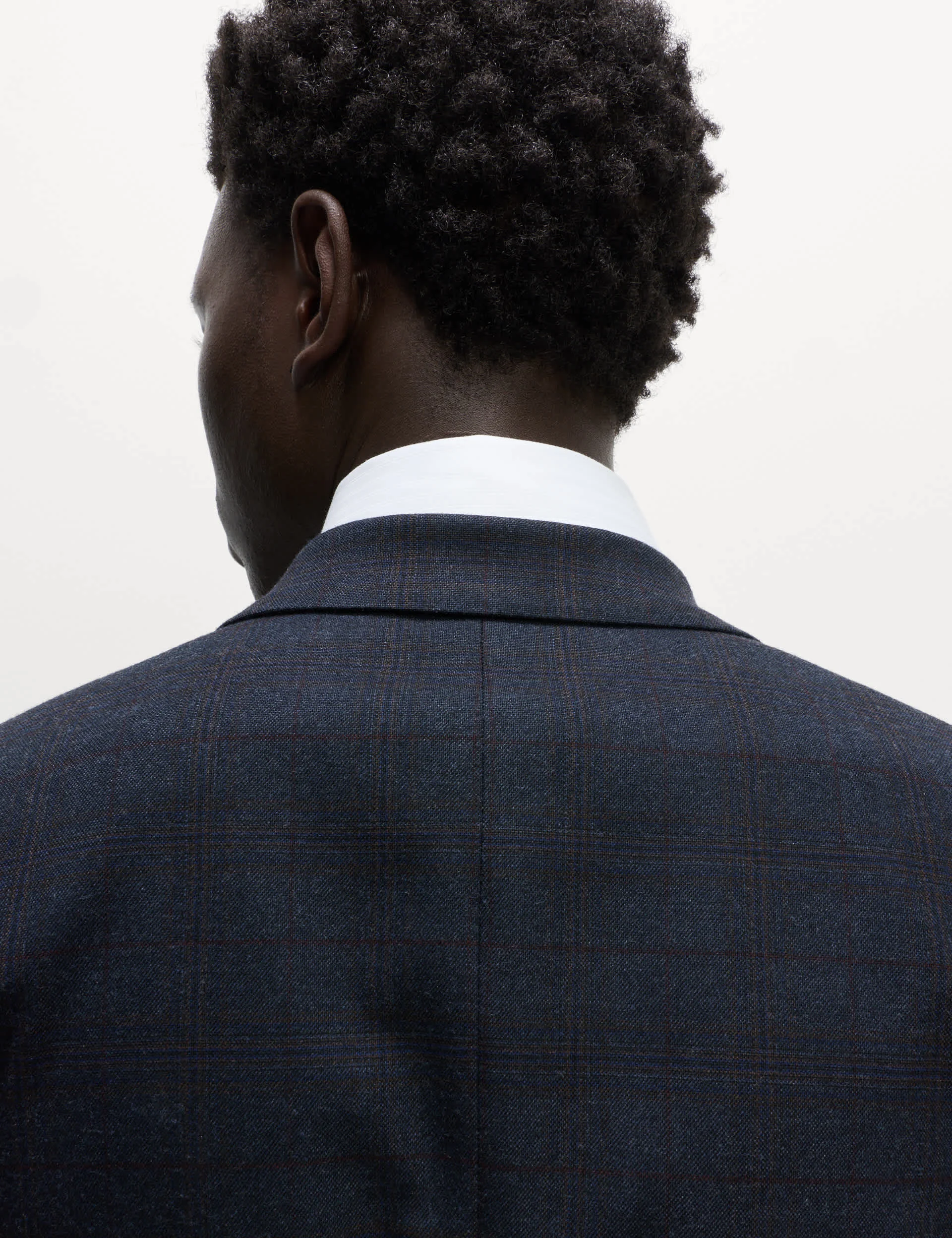 Skinny Fit Check Suit Jacket thumbnail 9