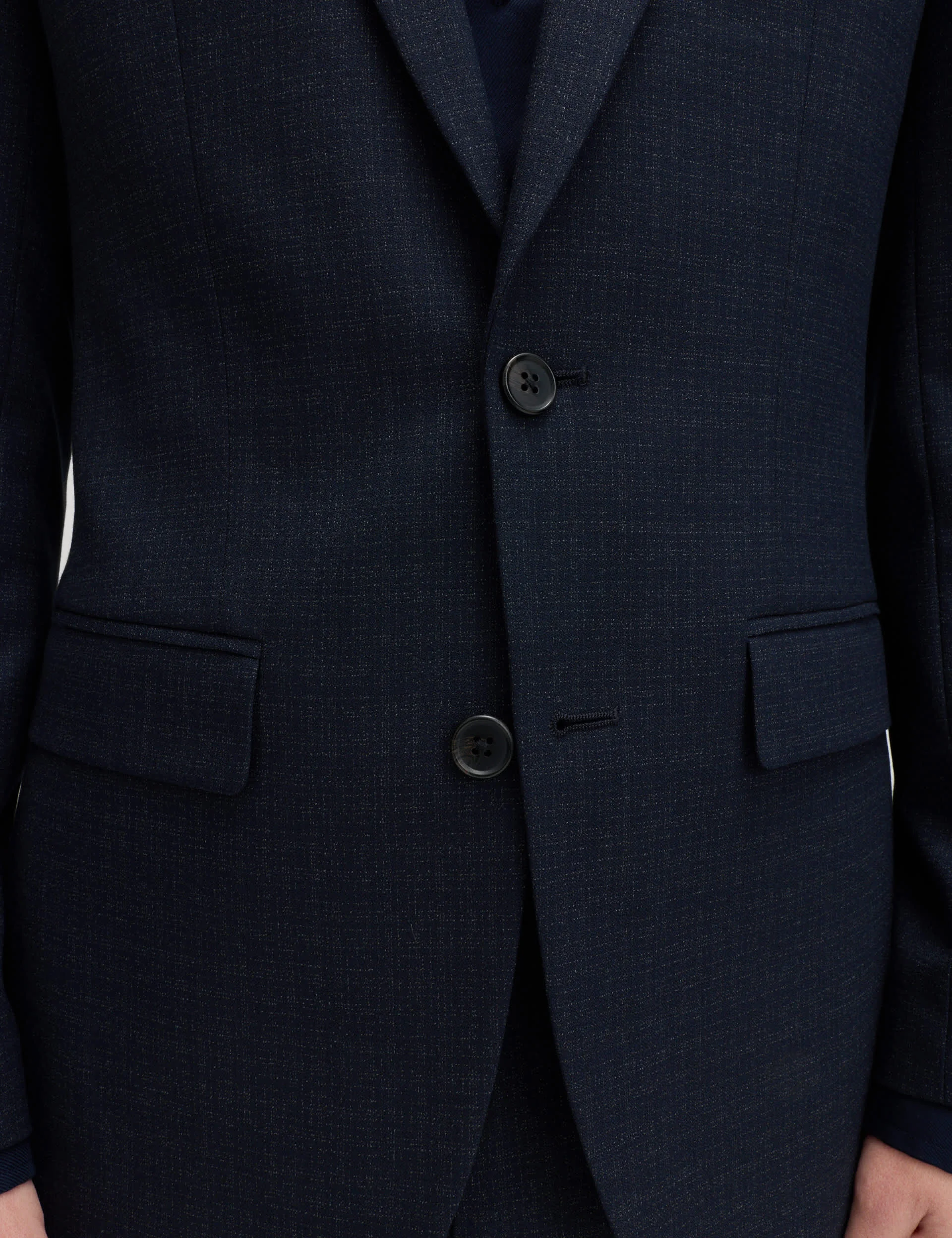 Skinny Fit Textured Stretch Suit Jacket thumbnail 6