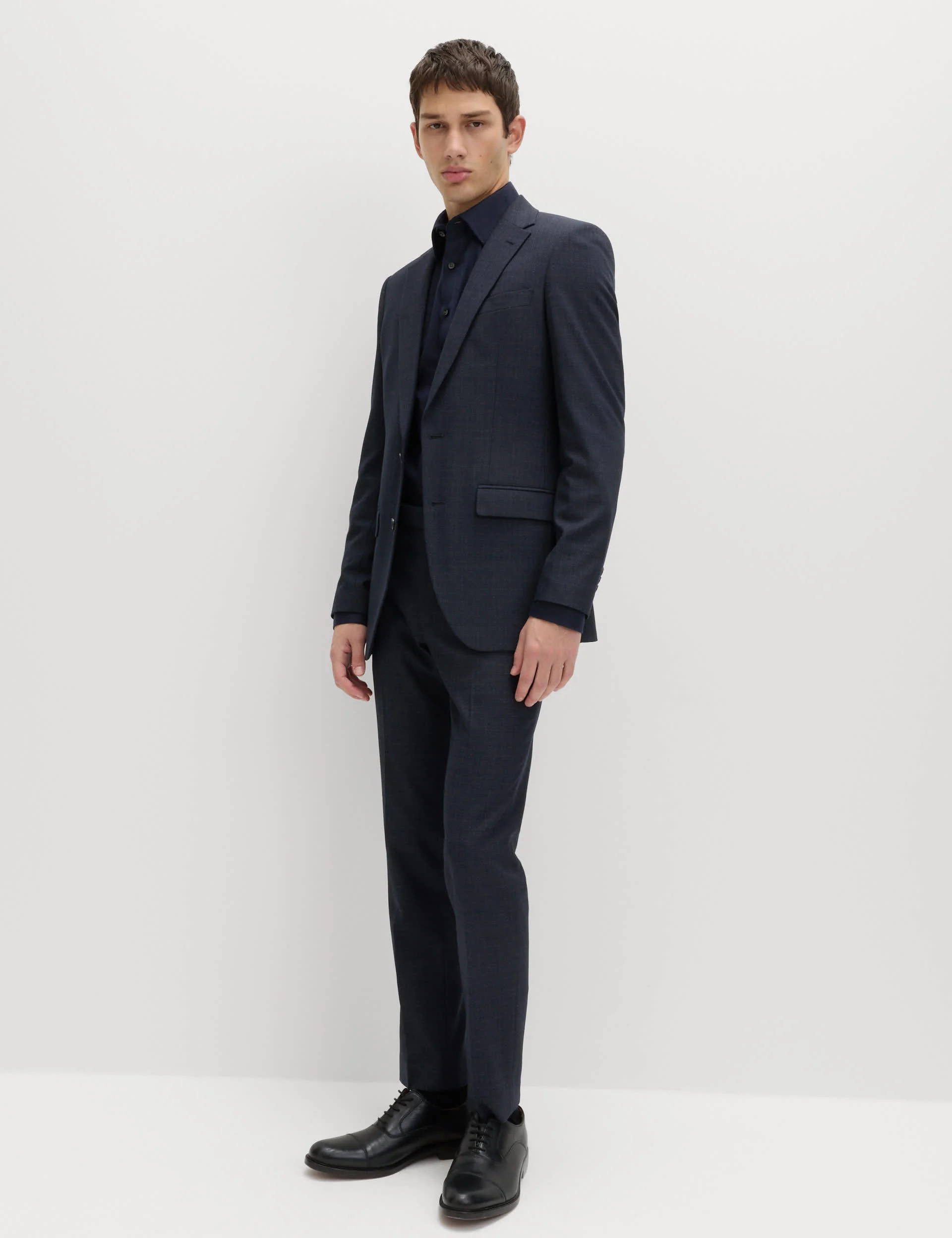 Skinny Fit Textured Stretch Suit Jacket thumbnail 7