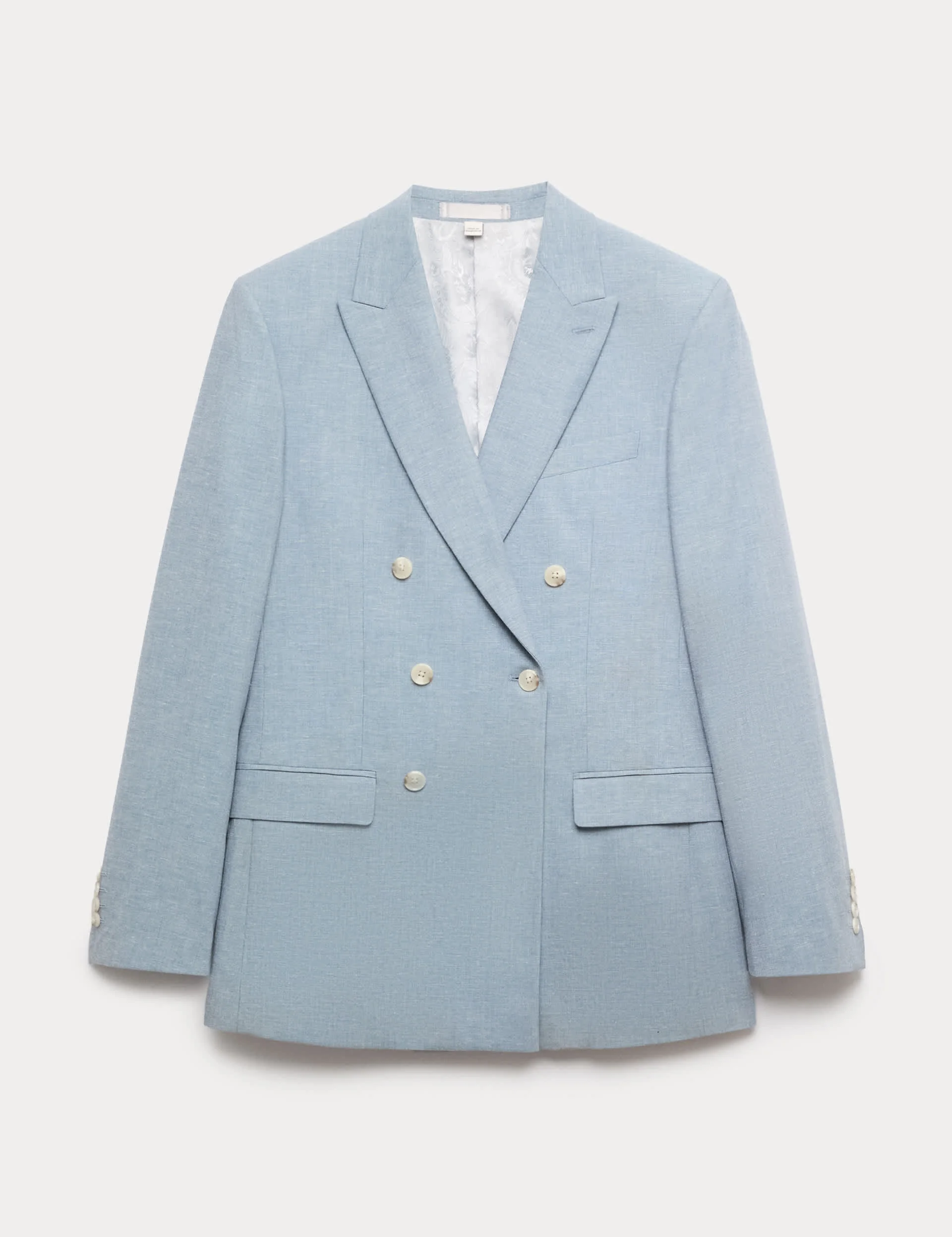 Slim Fit Double Breasted Suit Jacket thumbnail 4