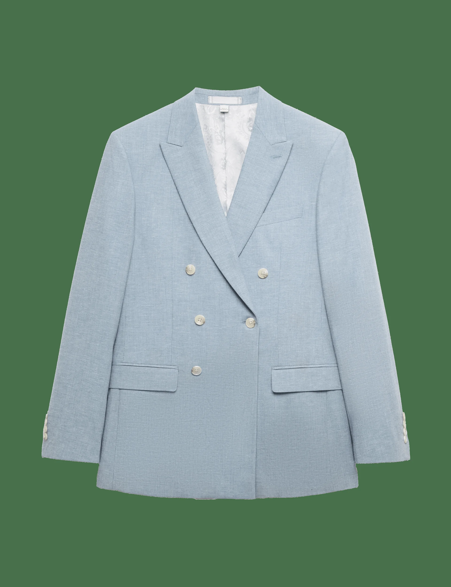Slim Fit Double Breasted Suit Jacket thumbnail 5