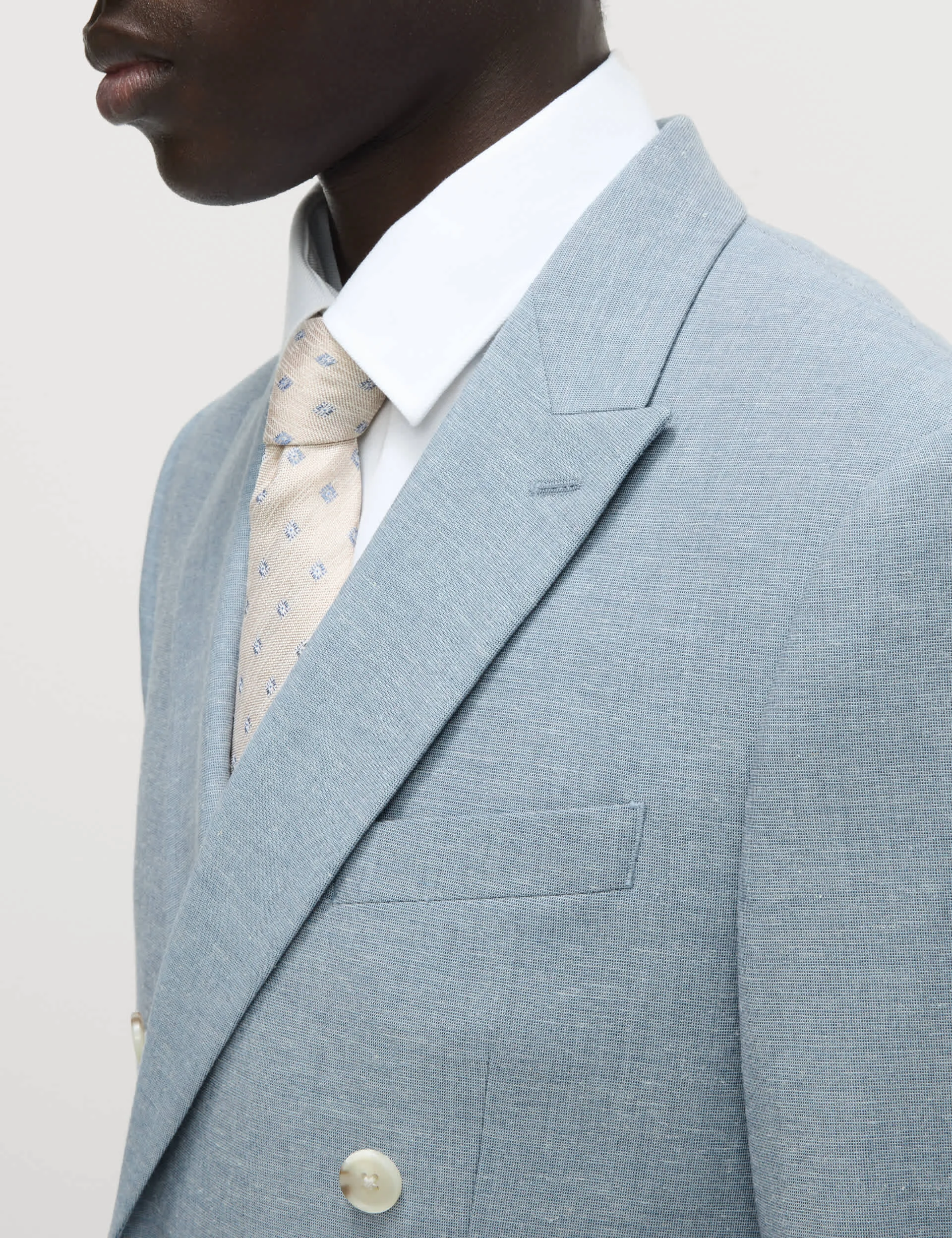 Slim Fit Double Breasted Suit Jacket thumbnail 8