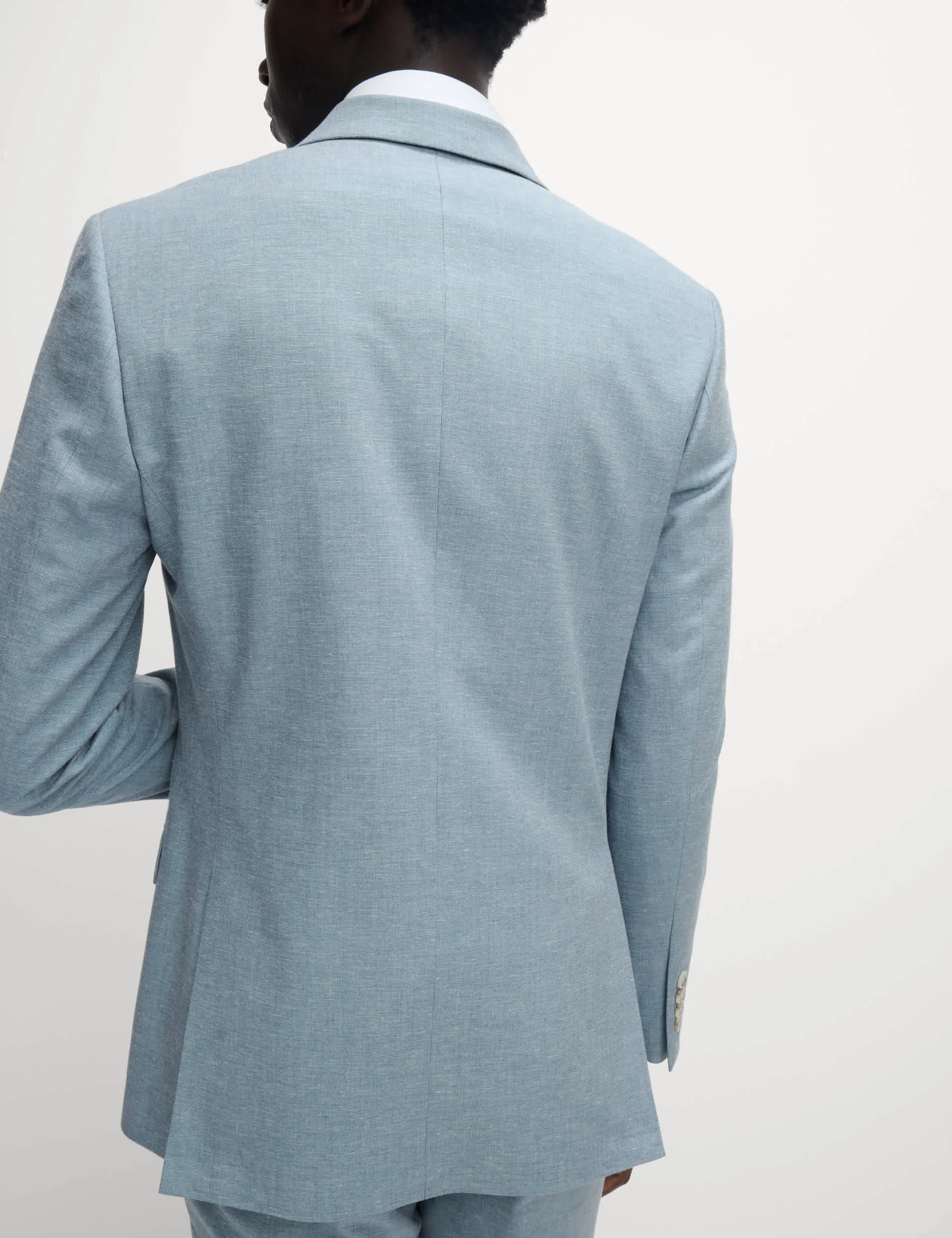 Slim Fit Double Breasted Suit Jacket thumbnail 11