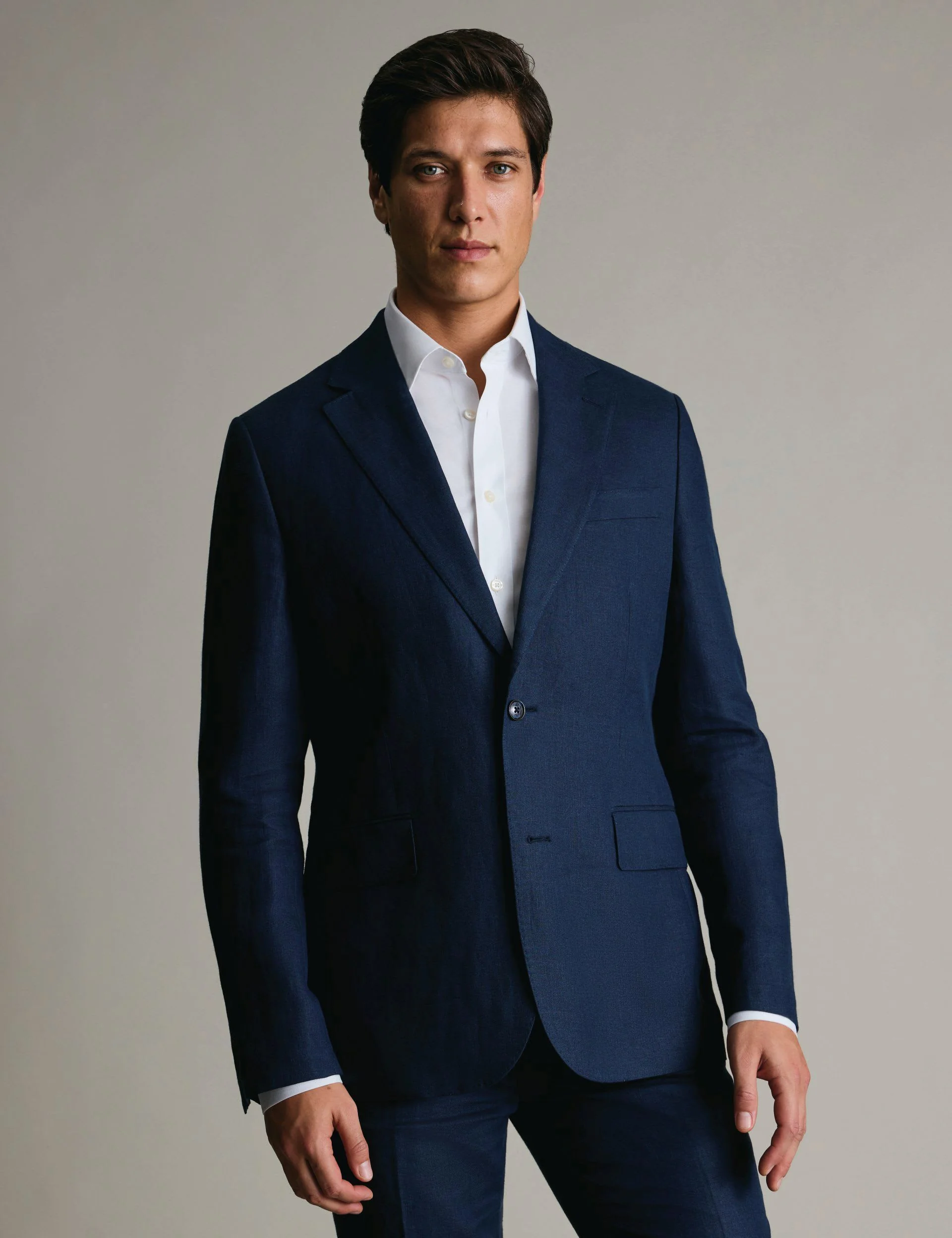 Slim Fit Pure Linen Suit Jacket thumbnail 6