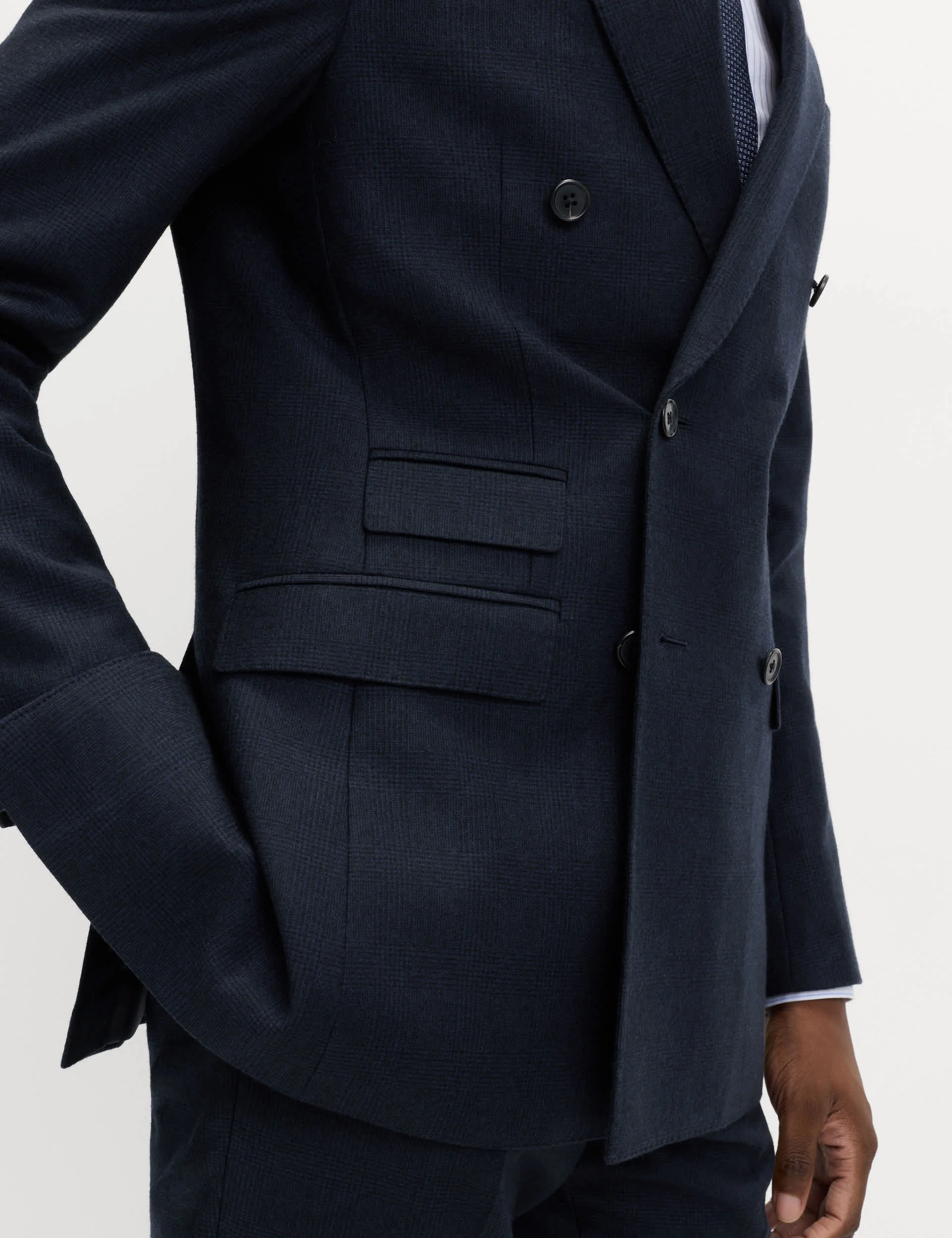 Slim Fit Pure Wool Checked Suit Jacket thumbnail 7