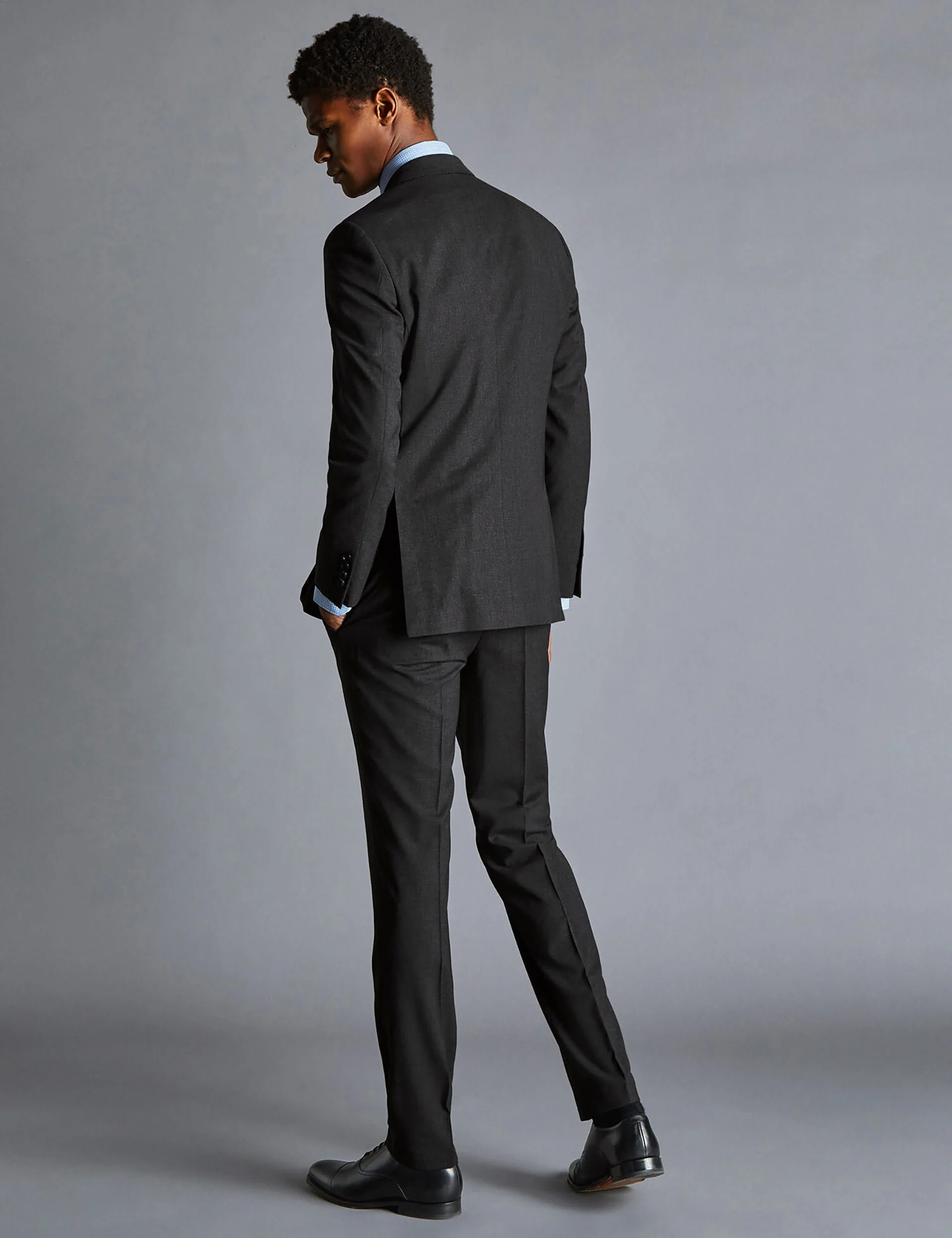 Slim Fit Super 120s Wool Suit Jacket thumbnail 4