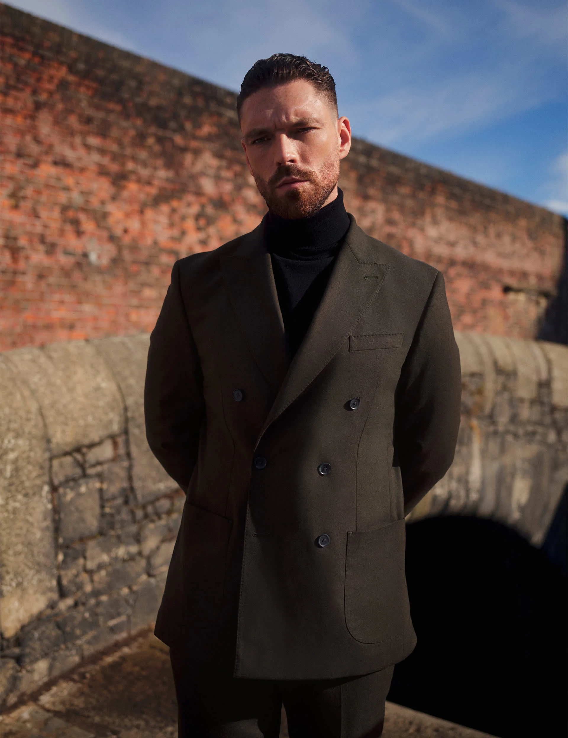 Tailored Fit Italian Wool Blend Performance Suit Jacket thumbnail 8