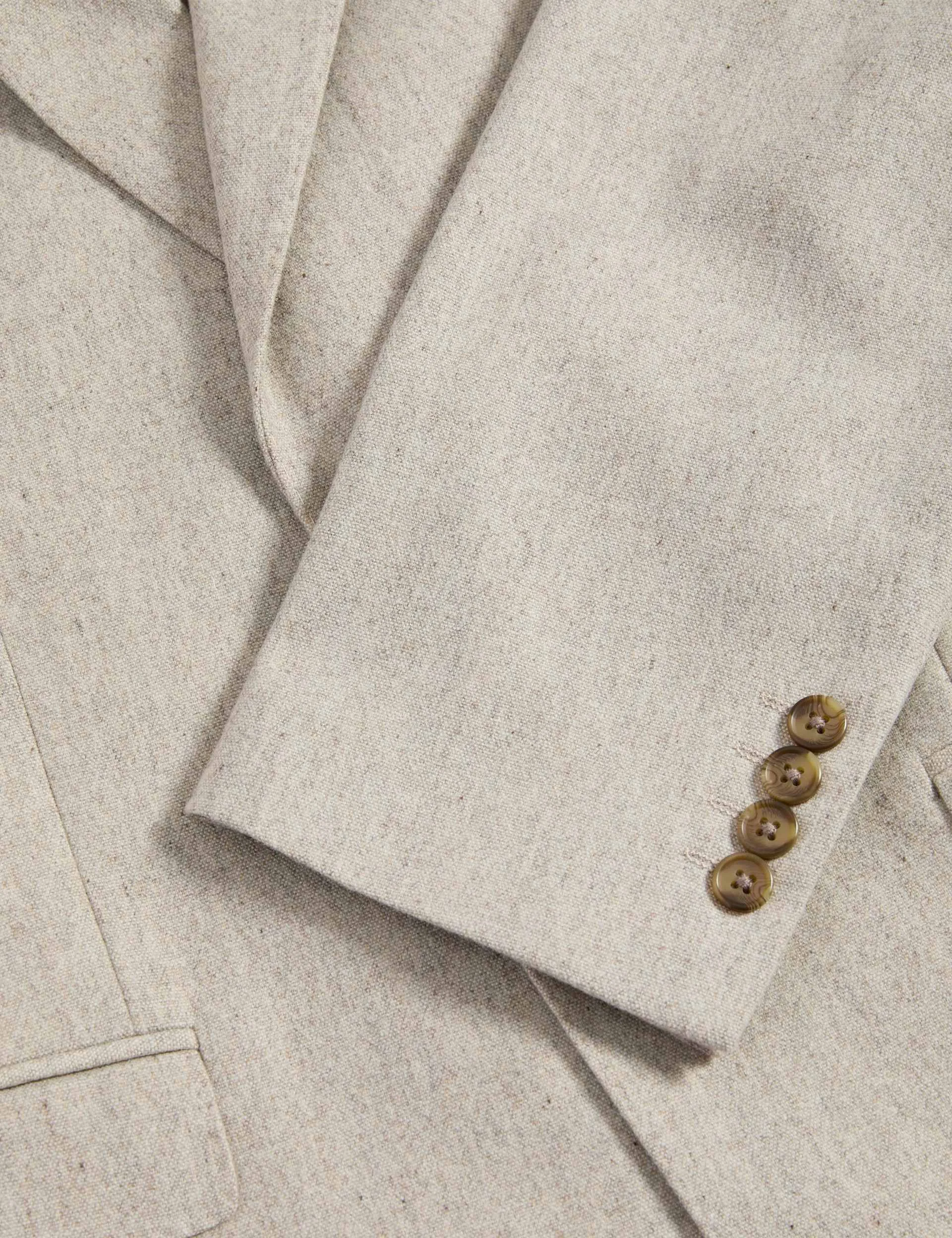 Tailored Fit Wool Rich Tweed Suit Jacket thumbnail 5