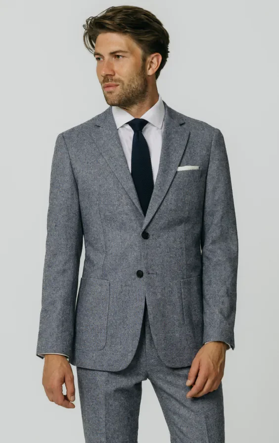 Blue Donegal Tweed Suit thumbnail 2