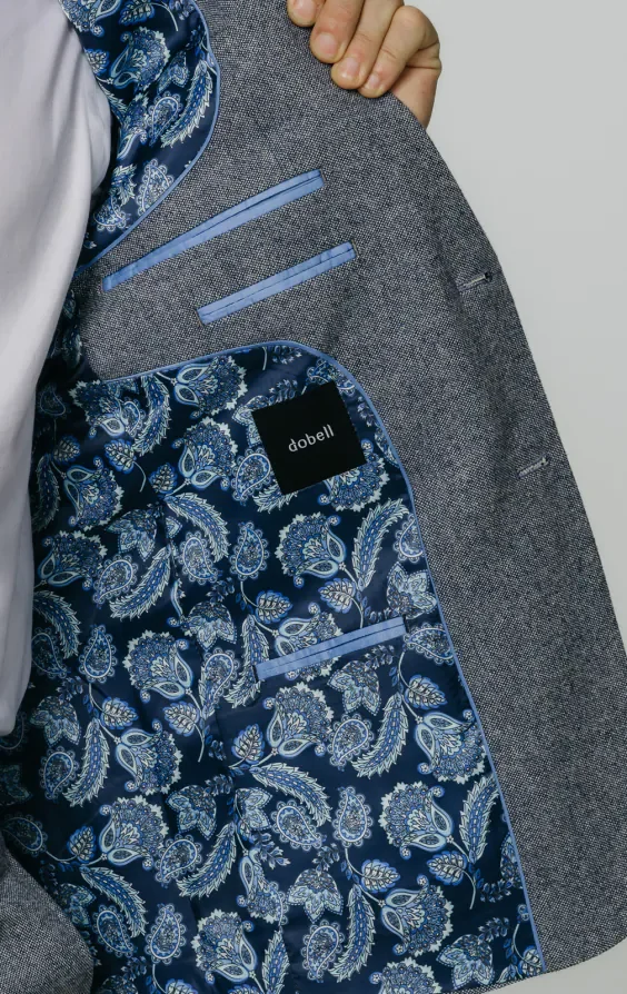 Blue Donegal Tweed Suit thumbnail 6