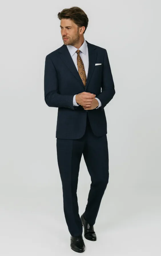 Blue Weave Suit Jacket thumbnail 3