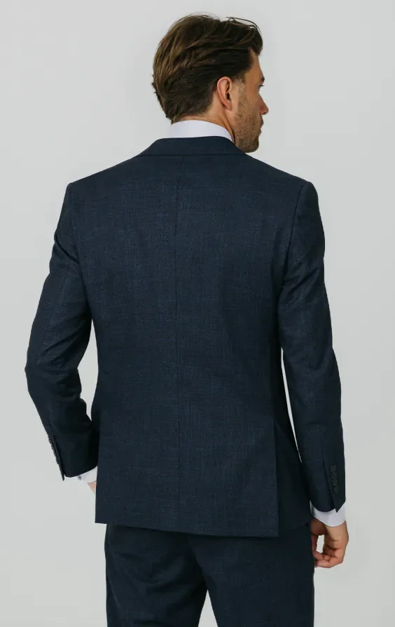 Blue Weave Suit Jacket thumbnail 7