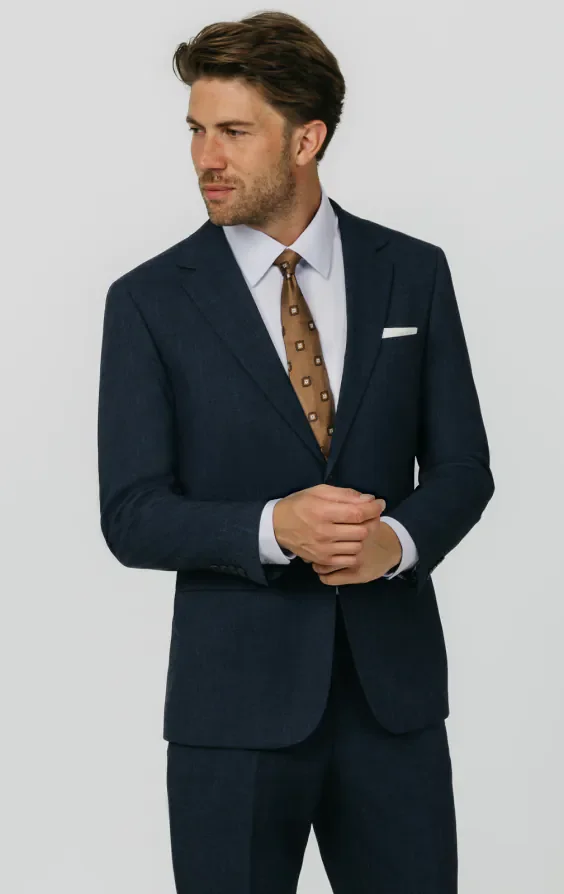 Blue Weave Suit thumbnail 2