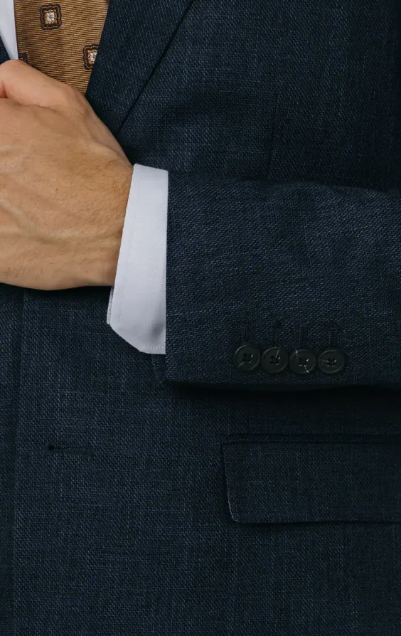 Blue Weave Suit thumbnail 4