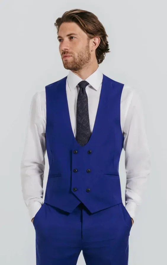 Bright Blue 3 Piece Suit thumbnail 9