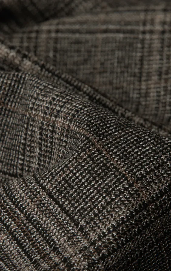 Brown Check 3 Piece Suit thumbnail 10