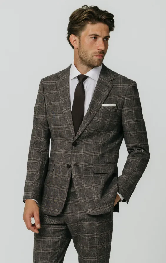 Brown Check Suit thumbnail 2