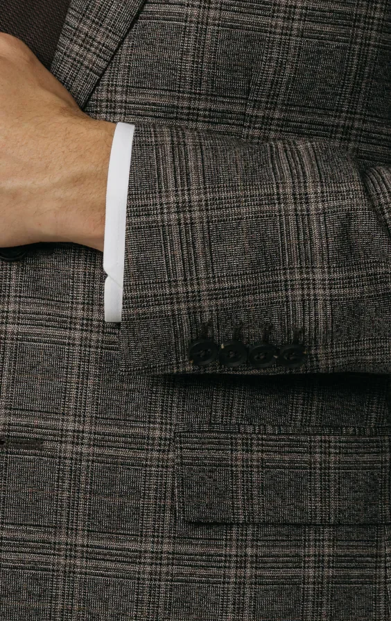 Brown Check Suit thumbnail 4