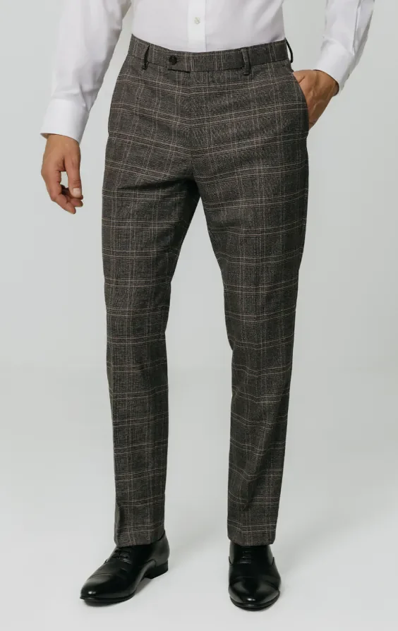 Brown Check Suit thumbnail 8
