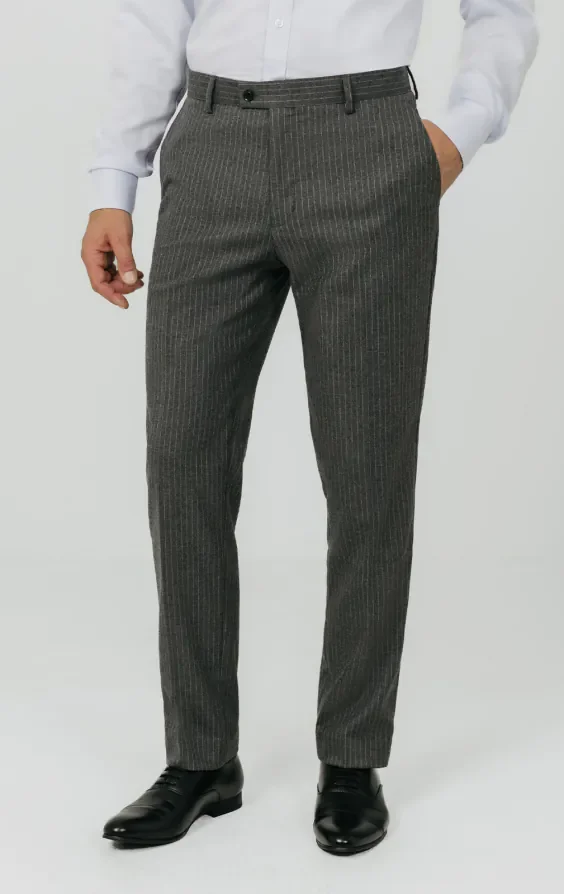 Charcoal Chalkstripe 3 Piece Suit thumbnail 8