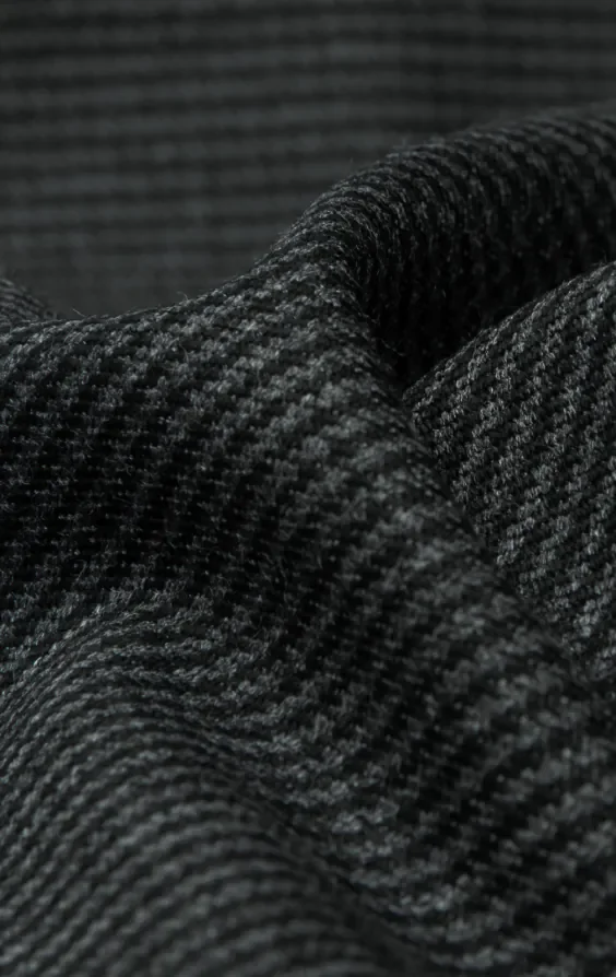 Charcoal Puppytooth Check Waistcoat thumbnail 5