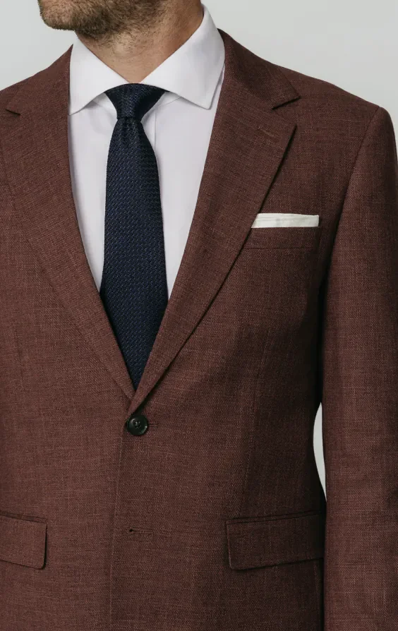 Dark Rosewood Weave Suit thumbnail 5
