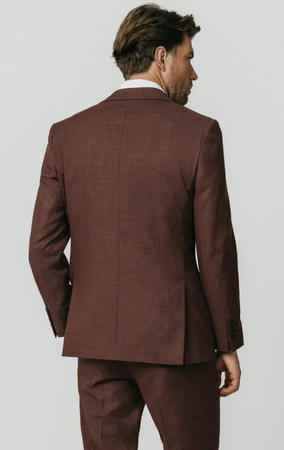 Dark Rosewood Weave Suit thumbnail 7