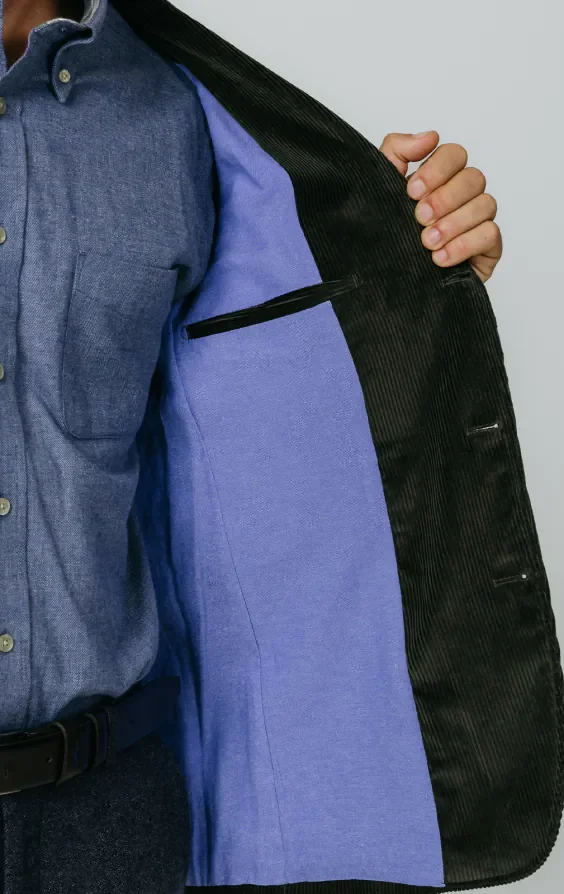 Green Corduroy Jacket with Patch Pockets thumbnail 7