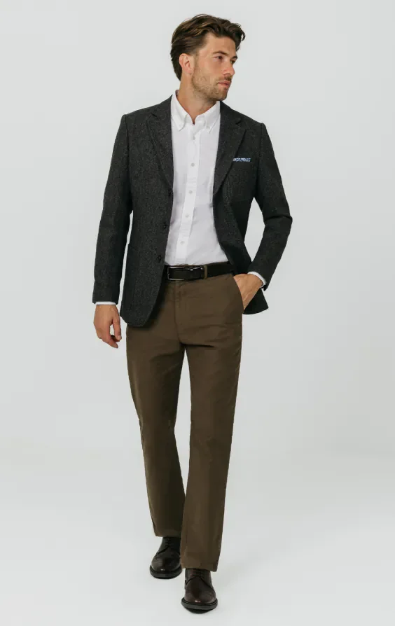 Grey Barleycorn Tweed Jacket thumbnail 3