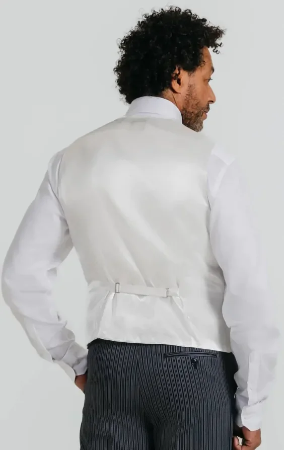 Ivory Dupion Waistcoat thumbnail 5