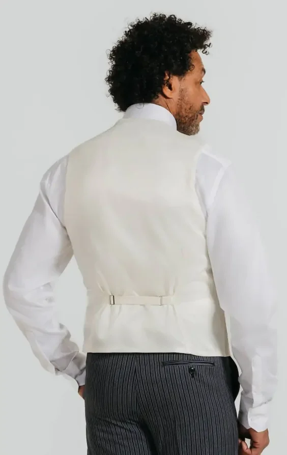 Ivory Paisley Waistcoat thumbnail 5