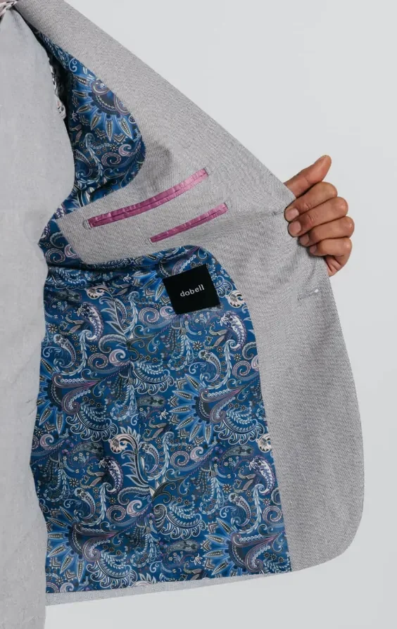 Light Grey Linen Suit thumbnail 6