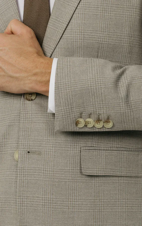 Natural Check 3 Piece Suit thumbnail 4