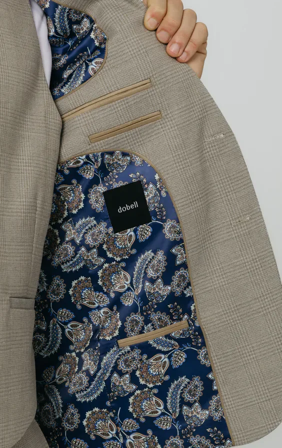 Natural Check 3 Piece Suit thumbnail 6