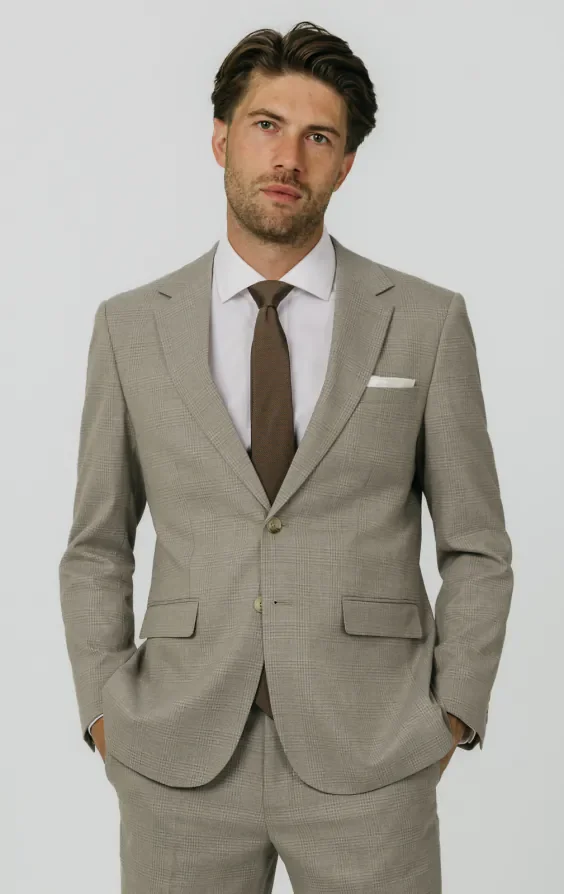Natural Check Suit Jacket thumbnail 2